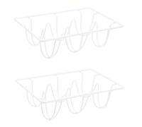 Angoily Lot De 2 Supports Métalliques En Fer Blanc Pour Réfrigérateur Et Cuisine