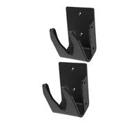 Angoily Lot de 2 Supports Muraux Noirs pour Lecteur de Codes-Barres, Fixation Facile en Plastique, Compatible, pour Entrepôt et Commerce de Détail