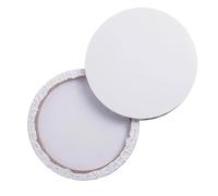 Angoily Lot de 2 Toiles Rondes Tendues en Coton 30 CM pour Peinture à L'Huile Châssis en Bois Solide Support Artistique Léger et Portable pour Exercices et Décoration Intérieure