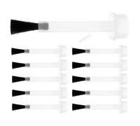 Angoily Lot de 20 Brosses de Rechange pour Pinceaux Vernis à Ongles Gel 11Mm Poils Souples Outils Solide pour Salon et Maison