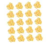 Angoily Lot De 20 Pop-Corn Artificiels En Résine Jaune Pour Scrapbooking Fête Bijoux Breloques Décoration Pour Coque De Téléphone Portable