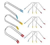 Angoily Lot de 24 Pinces à Rouleaux Chauffantes de Remplacement 3 Tailles Fixation Sécurisée pour Bigoudis Chauffants Accessoires Coiffure pour Usage Domestique et Salon