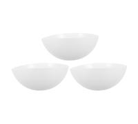 Angoily Lot de 3 Abat-jour Plastique Forme Champignon 42mm Moyen Trou pour Lampe à Suspendre Ventilateur, Remplacement Abat-jour pour Lampe de Table et Plafonnier, Diffuseur Lumière