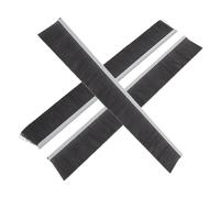 Angoily Lot De 3 Brosses D'Étanchéité en Nylon pour Boîte Aux Lettres Idéales pour Le Nettoyage Et L'Entretien Brosses Noires pour Le Joint D'Étanchéité du Couvercle De La