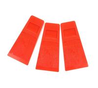 Angoily Lot De 3 Coins De Coupe d'arbre en Plastique 5 Pouces Orange pour Abattage Forestier Outil De Calage Léger Résistant Jardinage Tronçonneuse