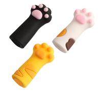 Angoily Lot de 3 Housses de Protection en Silicone Multicolores pour Pinces à Épiler et Ciseaux à Cuticules Manchons Flexibles Anti-Coupure pour Outils de Pédicure Accessoires Sécurité