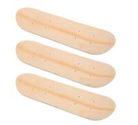 Angoily Lot de 3 Mini-Planches de Skateboard Vierges en Bois de 7 Couches D'érable, Surface Double Face 43 Cm, Planches à Peindre pour Garçon et Filles, DIY Créatif et Loisirs en Plein