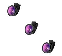 Angoily Lot De 3 Objectifs pour Téléphone Portable Grand Angle 0 45x Macro 12 5X sans Distorsion avec Pince