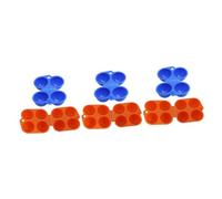 Angoily Lot De 3 Supports 2 Ou 4 Grilles En Plastique Pour Activités De Plein Air Barbecue Pique- Camping Pêche 2 Pièces X 3