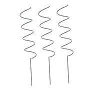 Angoily Lot De 3 Tuteurs en Spirale pour Jardin Et Balcon, Piquets De Soutien pour Plantes Grimpantes Et Légumes, Métal Solide Et Stable, Adaptés Aux Petits Pots Et Treillis, Support Et Réutilisable