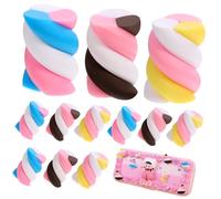 Angoily Lot De 30 Accessoires Pour Boîte De Papeterie Breloques Bonbons Barbe À Papa Accessoires De Poterie Accessoires D'Artisanat Matériel De Bricolage Matériau De Coque De