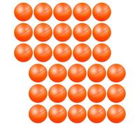 Angoily Lot de 30 Boules de Loterie en Plastique Orange 4 CM Accessoires de Jeu pour Tombola Boules de Tombola Vides Opaques pour Activités de Fête et Tirages au Sort