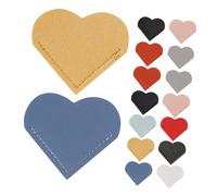 Angoily Lot de 30 Protège-Coins de Livre de Cœur en Cuir Marque-Pages Portables Multicolores Accessoires Pratiques pour Étudiants Lecture à Domicile et Présents