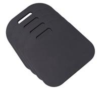 Angoily Lot de 4 Coussins de Jardin en EVA Noirs 33X32X2 CM Genouillères Multifonctionnelles Confortables et Résistantes pour Jardinage Protection des Genoux et Activités Extérieures