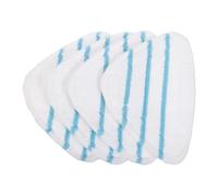 Angoily Lot de 4 Housses de Serpillère Microfibre Triangulaires Réutilisables pour Balai Vapeur, Nettoyage Profond des Sols, Tissu Résistant et Lavable