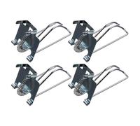 Angoily Lot de 4 Pinces à Billets Métalliques Universelles pour Tiroir-caisse en Fer, Clips pour Caisses Enregistreuses, Accessoire de Rangement pour Petites Entreprises, Utilisation