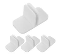 Angoily Lot de 4 Pinces de Fixation Fiables en Plastique pour Séparateurs de Tiroir Cuisine, Clips de Maintien Robustes et Universels, Accessoires Pratiques pour Organisation et Rangement