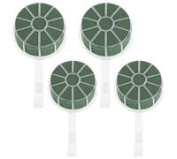 Angoily Lot de 4 Supports à Fleurs pour Bouquet de Mariée Poignée, en Plastique Léger et Mousse Absorbante, 2 Grandes et 2 Petites Pièces pour Mariage, Décoration de Fleur et DIY Bouquet