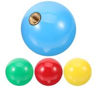 Angoily Lot de 4 Têtes de Boule de Joystick en Plastique Solide, Couleurs Rouge Jaune Bleu Vert, Accessoires pour Manettes de Jeu Arcade, Compatibles Simulateurs et Jeux de Combat,
