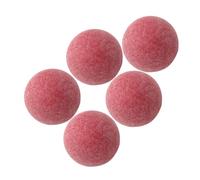 Angoily Lot de 5 Ballons de Remplacement pour Foot, 36 Mm, Texture Antidérapante, Rouge, Balle Officielle de Football de Table, Accessoire de Jeu pour Foot de Compétition, Usage