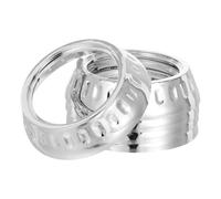 Angoily Lot de 5 caches pour Base de Tabouret de Bar : Cache-moyeu en Plastique pour chaises à Pied Central - Pièce de Rechange - Disque inférieur pour Tabouret de Bar