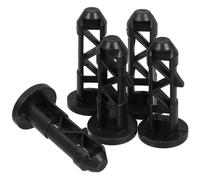 Angoily Lot de 5 Goupilles de Charnière en Plastique Réutilisable pour Couvercle de Poubelle 240L Axes de Connexion Résistants et Légers Accessoires de Remplacement pour Poubelle de