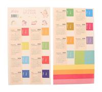 Angoily Lot de 5 onglets mensuels 2026 - Autocollants d'index de calendrier - Intercalaires mensuels inscriptibles pour carnets et journaux - Marqueurs de date à code couleur