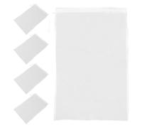 Angoily Lot de 5 Paquet Passoires en Maille Fine Réutilisables 30X45 CM Filtre à Lait de Noix et Jus Paquet de Filtration Multi-Usages pour Boissons Végétales et Vin