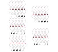 Angoily Lot De 5 Sondes De Test Électriques Isolées en PVC Longueur 100 Cm Équipement De Laboratoire pour La Physique Expériences Scientifiques Élémentaires 10 Pièces X 5