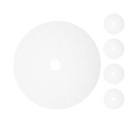 Angoily Lot de 5 Tapis de Séchage en Silicone Alimentaire, Ronds 33 Cm Trous Centraux 4 Cm, Antiadhésifs et Résistants Haute Température, pour Déshydrateur Fruits, Viande et Légumes,