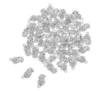 Angoily Lot De 50 Pendentifs Vintage En Alliage Pour Bijoux Pi Yao Porte-Clés Pendentif De Style Chinois Feng Shui Breloques Artisanales Antiques