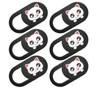 Angoily Lot De 6 Caches De Webcam pour Ordinateur Portable De Confidentialité Motif Chaton De Dessin Animé - Hacking