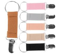 Angoily Lot de 6 Clips de Retenue pour Chapeau de Soleil, Bande Élastique Résistante en Fer, pour Casquettes et Chapeaux de Randonnée Parc, Pratique et Solide