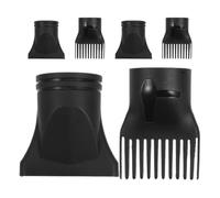 Angoily Lot de 6 Embouts Diffuseurs Universels pour Sèche-Cheveux Comprenant 3 Embouts Peigne et 3 Diffuseurs Accessoires Légers et Compacts pour Coiffage et Séchage Rapide à Domicile