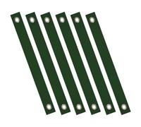 Angoily Lot de 6 Sangles de Tuteurage Vertes en Nylon Solide Attaches pour Jeunes Arbres Supports de Branches pour Jardinage Protection Le Vent Fixation Stable pour Plants et Arbres