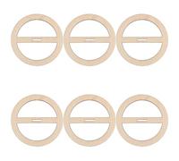 Angoily Lot de 6 Supports de mèche : Dispositif de centrage de mèche de Bougie en Bois pour la Fabrication de Bougies DIY - Barre stabilisatrice Universelle et Outil de Placement pour bocaux Mason