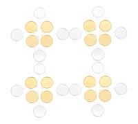 Angoily Lot de 60 Supports Ronds pour Pendentifs - Bases à Sertir pour Bijoux DIY, Fabrication de Colliers et Artisanat