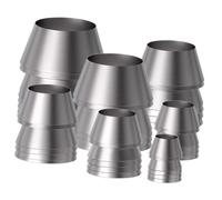 Angoily Lot De 7 Coins De Fendage en Fer, Accessoires D'installation Coniques pour Marteau, Diamètre 8-19 Mm, Outil De Réparation Polyvalent pour Charpentiers Et Bricolage à Domicile