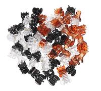 Angoily Lot de 72 Mini Pinces à Cheveux en Plastique Antidérapantes 15 CM Couleurs Assorties Boîte de Rangement Incluse Accessoires Coiffure pour Femmes et Filles