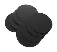 Angoily Lot De 8 Cartons Mandala Ronds Noirs 15 Cm Papier Kraft Épais Pour Loisirs Créatifs Artistes Bricolage Décoration Murale Adulte Et Garçon Et Filles Créativité Loisir Sera