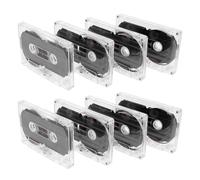 Angoily Lot de 8 Cassettes Audio Vierges 60, Bandes D'enregistrement Polyvalentes, Compactes et Légères, Compatibles pour Musique, Voix et Tutoriels, Usage Portable et Enregistrement