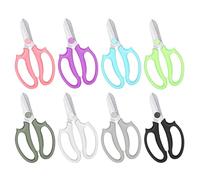 Angoily Lot de 8 Ciseaux de Jardinage Colorés Sécateurs à Main pour Fleurs Fruits et Branches Taille Précise Acier Inoxydable Outils D’Élagage Pratiques pour Jardin et Jardinage