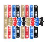 Angoily Lot de 8 Pinces à Porte-partitions de Piano en Plastique Multicolores, Clips de Fixation pour Pages de Partitions Musicales, Outil Pratique pour Musiciens et Compositeurs