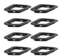 Angoily Lot de 8 Sets de Sets de Boucles en Plastique Noir 1,5 Cm pour Chaise de Bureau et Fauteuil Gamer, Accessoires Robustes pour Sièges de Jeu, Compatibles pour Installation Facile