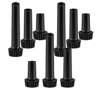 Angoily Lot de 9 boutons de rechange pour interrupteur de lampe : douille E26, poignée rotative, interrupteur rotatif, pièces de lampe en plastique, accessoires de réparation de luminaires, trou