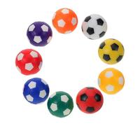 Angoily Lot de 9 de Foot de Table 1,42 Pouces Multicolores, Plastique Léger, Accessoires de Jeu de Balle de Bureau pour Remplacement Standard, Fournitures de Foot pour Loisirs