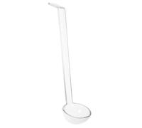 Angoily Louche à Soupe à Long Manche en Polycarbonate Transparent, Cuillère de Service Polyvalente pour Sauce et Buffet, Anti-dérapante, Taille Moyenne, Ustensile la Cuisine Professionnel