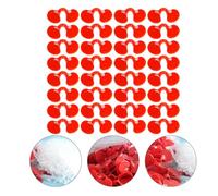 Angoily Lunettes Anti-Picage pour Poulets Domestiques et Faisans, 1000 Pièces, Taille Moyenne, sans Trou, Masque Oculaire, Adaptées à L'Alimentation en Volière Extérieure