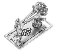 Angoily Machine à Coudre Miniature 1/12 Échelle Mini Machine à Coudre Alliage Décoration Maison de Poupée Accessoire Meuble Miniature pour Petite Maison