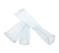 Angoily Manchons de Protection Solaire pour Bras en Tissu Élastique Bleu, Manchons Rafraîchissants D'été Respirants et Doux Peau, Paire de Protège-bras Légers pour Conduite et Sport,